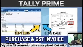 &ldquo;Tally Prime Full Course for Beginners | Sales, Purchase, GST Invoice & Accounting&nbsp;Tutorial&rdquo; ANSA !!