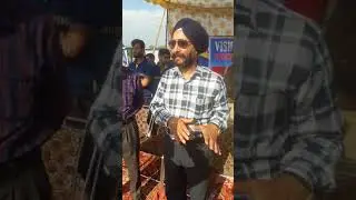 Sasan  speaking  to  media  person  aftet  inaugurating  tournament  at  Jagti