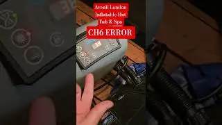 Avenli London Inflatable Hot Tub & Spa&nbsp;Error FLI CH6