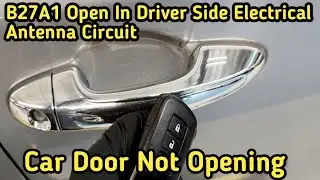 Door Lock Not Opening (Key Less Entry Door Switch not working) Toyota