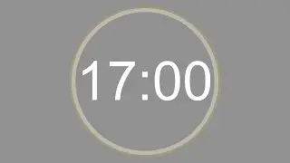 17 MINUTE - 4K - COUNTDOWN IN REVERSE - 1020 SECOND TIMER -