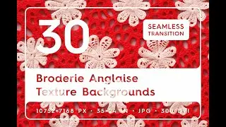 30 Broderie Anglaise Texture Backgrounds Stock Graphics Download