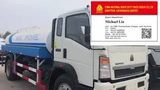 SINOTRUK HOWO 4X2 6 Wheel WATER TANK SPRINKLER TRUCK