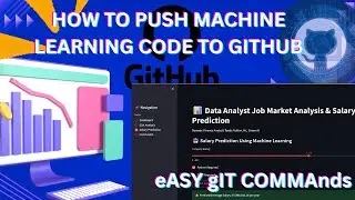 How to Push a Data Analysis Project to GitHub (2026) | Data Analyst Job Market ML Project | Easy