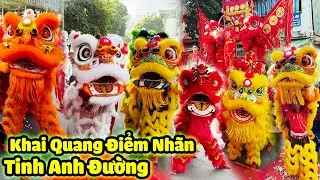 M&uacute;a L&acirc;n Khai Quang Điểm Nh&atilde;n L&acirc;n Sư Rồng Cực Hay 2026 đo&agrave;n LSR Tinh Anh Đường c&uacute;ng tại nh&agrave; Tổ