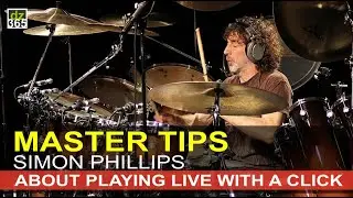 SIMON PHILLIPS - About playing live with a click track (espa&ntilde;ol)