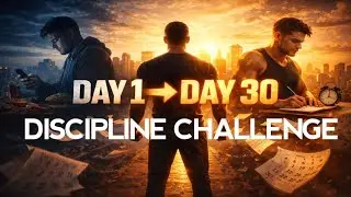 30 Days Discipline Challenge In 2026 | From Lazy to Legendary...