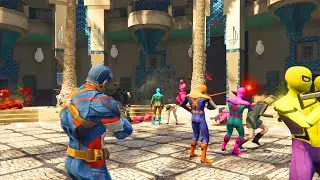 Avengers Super Hero , Marvel Spider Man - Team Spider Man vs Team Squid Game
