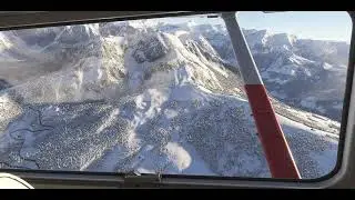 [1440p 60fps] Across the Winter Alps: Saanen to London Biggin Hill | Full Flight Record