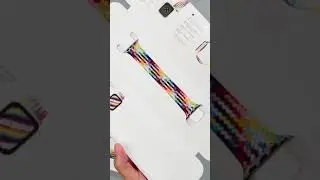 Apple Watch with Rainbow Coloured Strap | Mobo Dr ❣