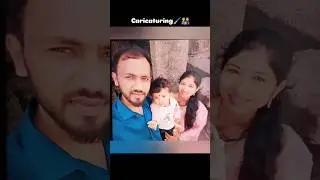 Caricaturing🖌️ #subscribe @being_cartoonist #family #world #yt #shorts #art #drawing #painting