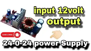 MV COLLECTION 12 VOLT TO 24 0 24 COPPER COIL CONVERTER #amplifier #diyprojects #like  #mvcollection 
