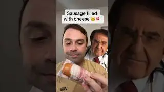 Sausage filled with cheese vs dr Nowzaradan 👨&zwj;⚕️ #health #food #doctor #funny