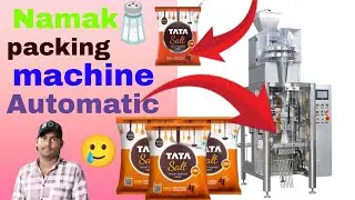 Namak packing machine 🧂 automatic Tata packet note making machine 🧂👍