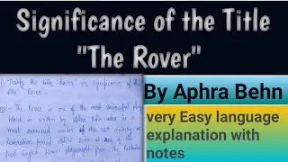Significance of the Title 