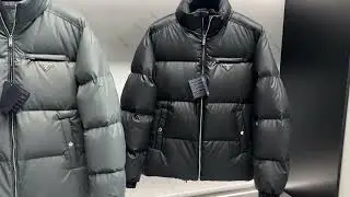 ✨ Prada Tech Film Down Jacket ✨(Black / Premium Grey)