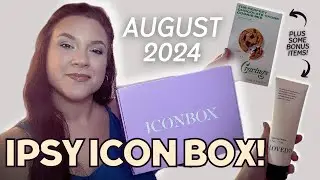 AUGUST 2024 IPSY ICON BOX IS HERE! Unboxing & Swatches in Time for Choice Day! 👏