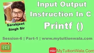 Input Output Instruction in C Session 6 | Part 1| Print f()के बारे में सब कुछ with examples in Hindi