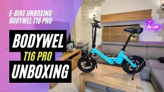 🚲 Bodywel T16 Pro 🎁 Unboxing und Probefahrt (36V; 7,8Ah; 250W) - E-Bike für Kinder und Teenager.