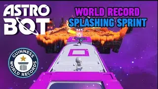 *FORMER WORLD RECORD* | Splashing Sprint - Astro Bot | Tips & Tricks