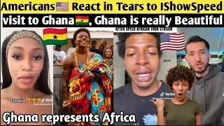 Americans🇺🇸 React in Tears to IShowSpeed visit to Ghana🇬🇭, Ghana is really Beautiful #ghana 