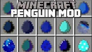 Minecraft PENGUIN MOD / HELP THEM FIND AN ENVIRONMENT TO LIVE IN!! Minecraft