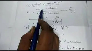 h-parameters CE Amplifier (Output impedance) Part-4