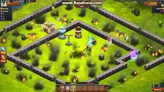 throne rush attack: trolls and  mages