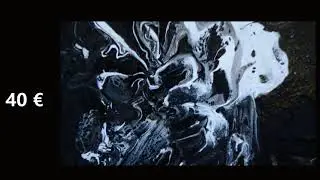 Pouring - Coeur obscur - Laure LACAVE Artiste Peintre