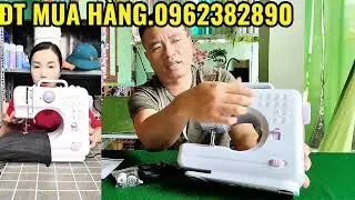 BỘ MÁY MAY MINI GIA ĐÌNH CÓ 12 CHỨC NĂNG MAY NHƯ MÁY CÔNG NGHIỆP LUÔN 