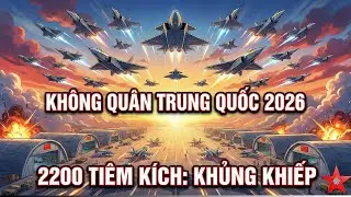 Không quân Trung Quốc 2026 - 5200 máy bay, 2200 tiêm kích, không chỉ là đông