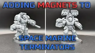 Adding Magnets To My Space Marine Terminators - #warhammer40k #spacemarines
