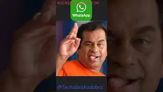 whatsapp's screen sharing while video-call feature . #shorts