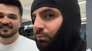 غيث مروان و سارة الورع يستعدان للسفر (اغراض التزلج)