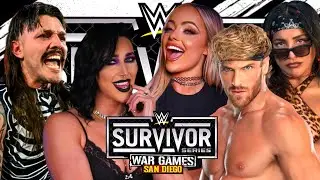 WWE 2K25 | Dominik & Rhea Ripley Vs Liv Morgan Raquel & Logan Paul - Tag Team | Survivor Series