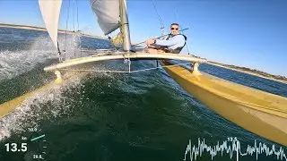 Hobie hoonin' - Amistad Reservoir, TX