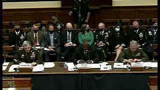 Defense Leaders Testify on the Conclusion of Military Operations in Afghanistan (4/4) 09.29.2021