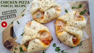 Chicken Pizza Parcel Recipe By Sweet N Salt - Ramzan Special - Iftaar recipes