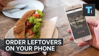 An app that lets users order leftover food from restaurants