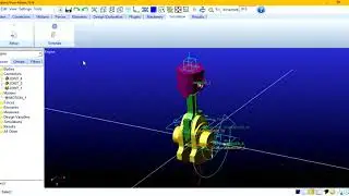 Adams View : IC Engine simulation