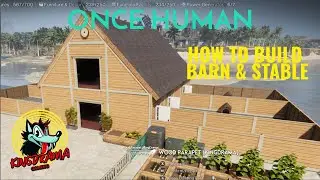 Once Human - How To Build A Barn & Stable For Animal Taming Fast And Easy