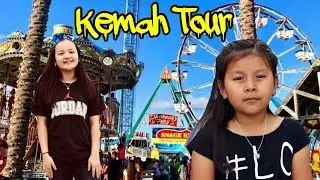 Kemah Boardwalk Rides || Tour Vlog || Kinjal & Sunamee | Kemah Boardwalk Beach