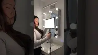 lighting set up with Neewer LED panel light | #contentcreator #lightingsetup #neewer #lightsetup