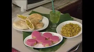 Mangeons Veg - Naan farci aux grammes kabuli & Napolitaine