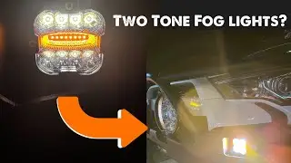 Auxbeam Two Tone Amber and White LED fog lights install | Dual Color off-road Fog Lights