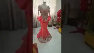 Heavy VIP george wrapper with blouse fabric