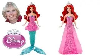 &hearts;&hearts; Disney Princess Mermaid to Princess Singing Ariel Doll