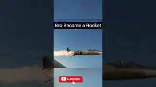 Bro Became a Rocket #warthunder #gaming #warthunderplanes #warthunderplane