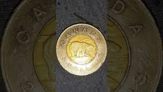 1996 CANADIAN 2 DOLLAR COIN WITH 