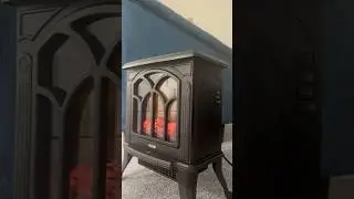 ADM 3D Flame Fireplace &ndash; Year-Round Comfort | Fan Mode + Cozy Visuals for Every Season